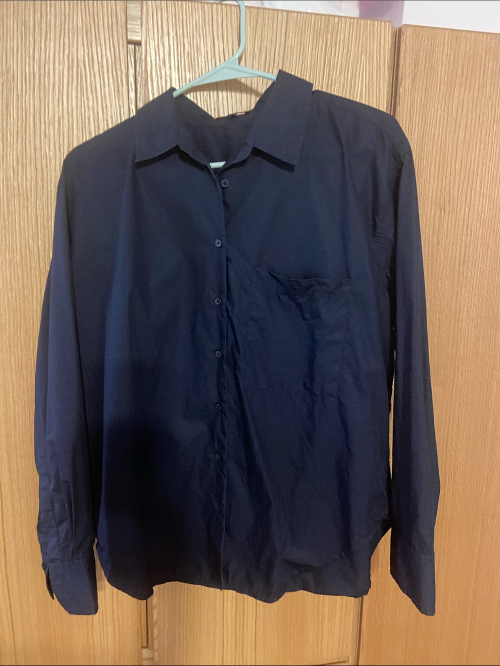 Quince poplin boyfriend shirt